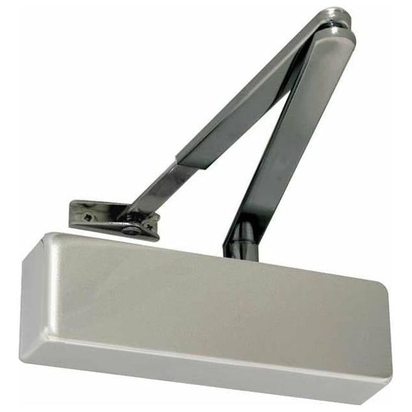 Frelan - Contract Size 2-4 Overhead Door Closer With Matching Arm - Silver - JD150SE - Choice Handles