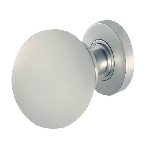 Jedo - Frosted Ball Glass Mortice Door Knob - Satin Chrome - JH5204SC - Choice Handles
