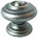 Frelan - Tin Finish Cupboard Knob 30mm - Tin - JH8651T - Choice Handles