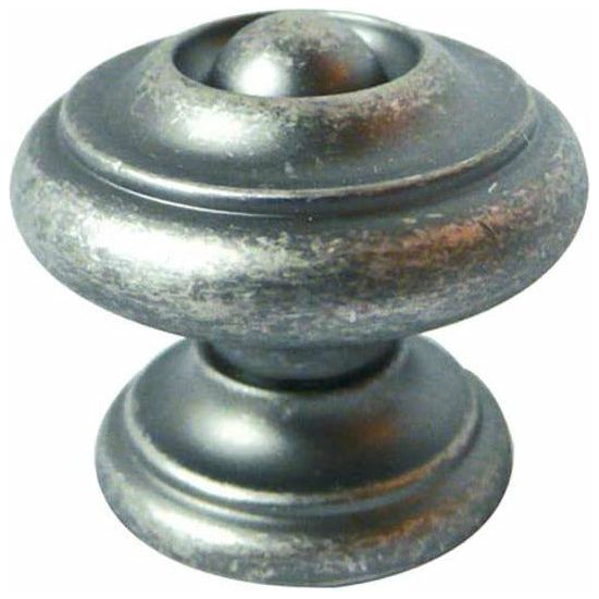 Frelan - Tin Finish Cupboard Knob 25mm - Tin - JH8653T - Choice Handles