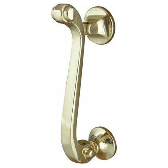 Frelan - Scroll Door Knocker - Polished Brass - JV1PB - Choice Handles