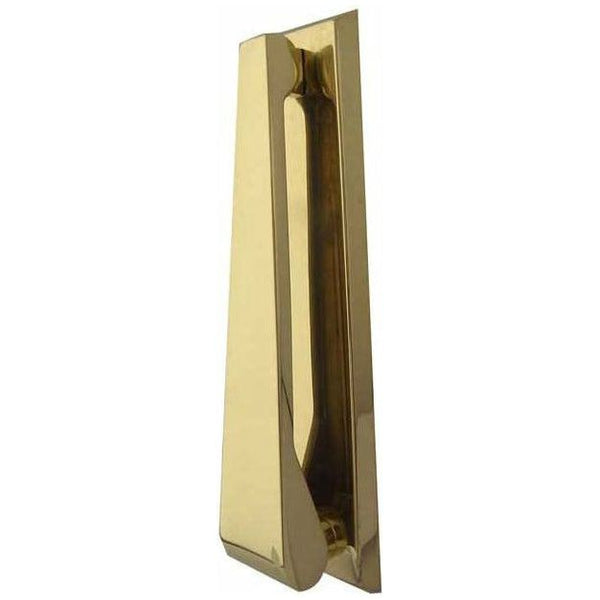 Frelan - Contemporary Door Knocker - Polished Brass - JV2PB - Choice Handles