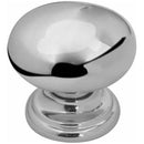 Frelan - Mushroom Shaped Cupboard Knob 30mm - Polished Chrome - JH8472PC - Choice Handles