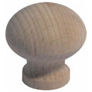 Frelan - Wooden Cupboard Knob 38mm - Unfinished - JKA38B - Choice Handles