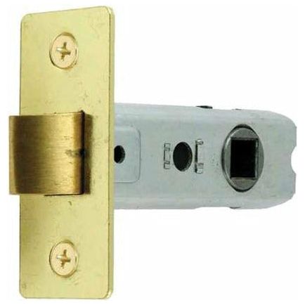 Frelan - Tubular Latch 76mm - JL122EB - Electro Brass - Choice Handles