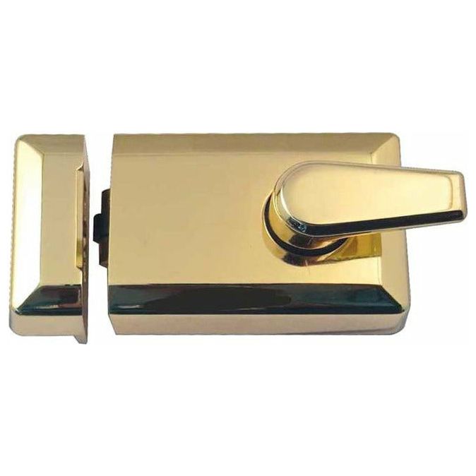Frelan - Roller Bolt Nightlatch - Polished Brass - JL5011PB - Choice Handles