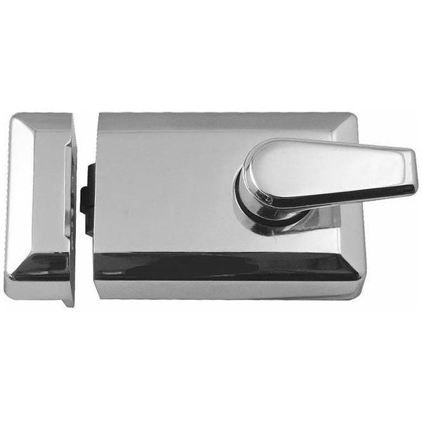 Frelan - Roller Bolt Nightlatch - Polished Chrome - JL5011PC - Choice Handles