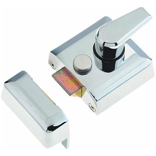 Frelan - Narrow Stile Nightlatch - Polished Chrome - JL5031PC - Choice Handles