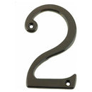 Jedo 75mm Dark Bronze Screwfix Numeral 2" - JNDB-2 - Choice Handles