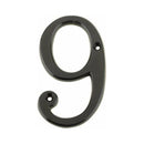 Jedo 75mm Dark Bronze Screwfix Numeral 9" - JNDB-9 - Choice Handles