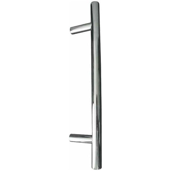 Frelan - T-Bar Cabinet Handles, 444mm x 12mm - Polished Stainless Steel - JPS112C - Choice Handles