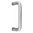 D Shaped Pull Handle 150mm x 19mm dia Bolt Through Fixing - Polished Stainless Steel - JPS119A - Choice Handles