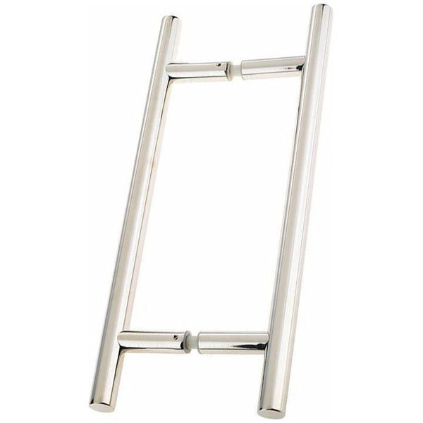 Frelan - Guardsman 19mm Pull Handles 325mm x 225mm, Back To Back Fixing - Polished Stainless Steel - JSS220A - Choice Handles