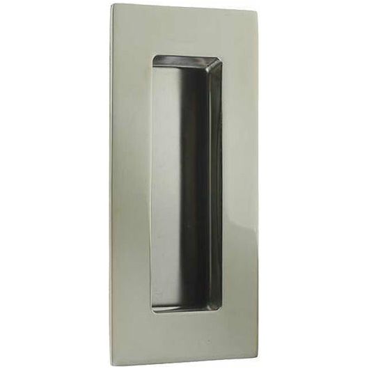 Frelan - Rectangular Flush Pull (100mm x 50mm) - Polished Stainless Steel - JPS428B - Choice Handles