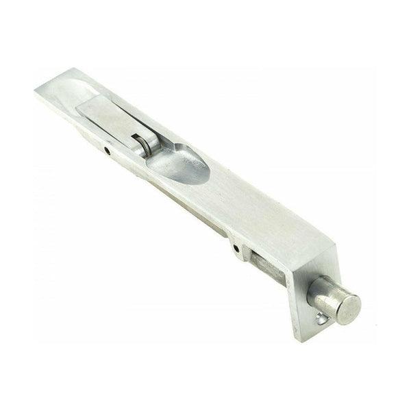 Frelan - Square Lever Action Flush Bolt 250 x 20mm - Satin Chrome - JV5640DSC - Choice Handles