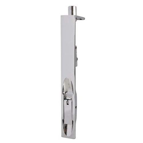 Frelan - Square Lever Action Flush Bolt 300 x 20mm - Polished Chrome - JV5640CPC - Choice Handles