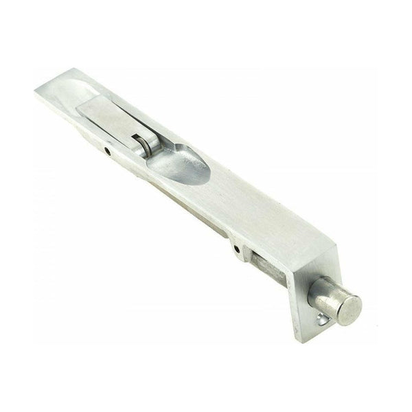 Frelan - Square Lever Action Flush Bolt 200 x 20mm - Satin Chrome - JV5640CSC - Choice Handles