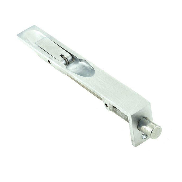 Frelan - Square Lever Action Flush Bolt 200 x 20mm - Satin Nickel - JV5640CSN - Choice Handles