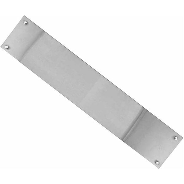 Frelan - Plain Finger Plate 300 x 75mm - Polished Stainless Steel - JPS80 - Choice Handles