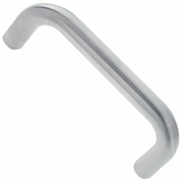 Frelan - D Shaped 19mm Pull Handles 150mm,  Bolt Through G304 - Satin Stainless Steel - JSS319A - Choice Handles