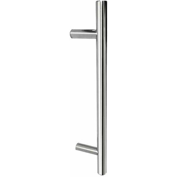 Frelan - Guardsman 19mm Pull Handles 400mm x 300mm, Bolt Through Fixing - Satin Stainless Steel - JSS219B - Choice Handles