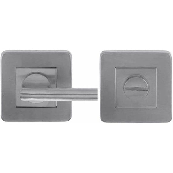 Frelan -Square Easy Bathroom Turn & Release (52mm x 7mm) - Satin Stainless Steel - JSS356 - Choice Handles