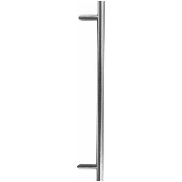 Frelan - Cranked Pull Handle 1800mm - Satin Stainless Steel - JSS519C - Choice Handles