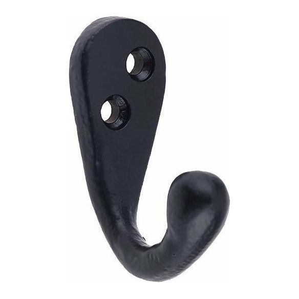 Frelan - Single Robe Hook - Black Antique - JAB78 - Choice Handles