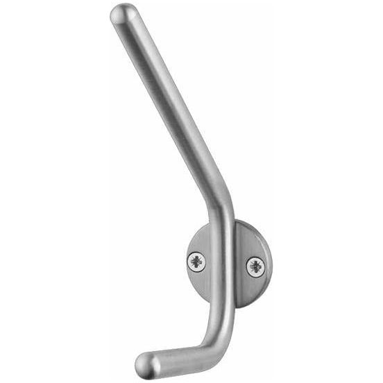 Frelan - Hat And Coat Hook 130mm  - Satin Stainless Steel - JSS663 - Choice Handles