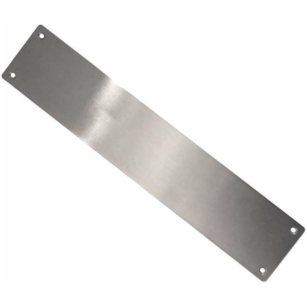 Frelan - Plain Finger plate 305mm - Satin Stainless Steel - JSS80 - Choice Handles