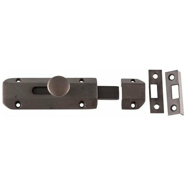 Frelan - Surface Bolt 100mm - Dark Bronze - JV167DB - Choice Handles