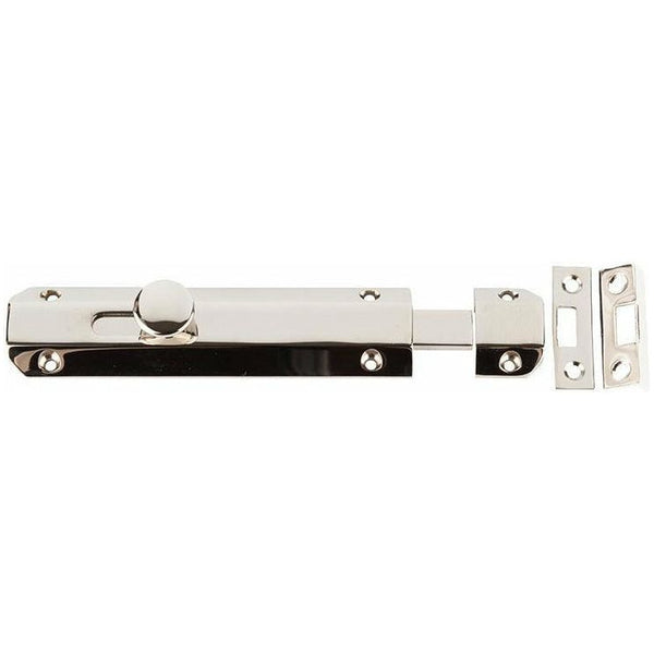 Frelan - Surface Bolt 150mm - Polished Nickel - JV168PN - Choice Handles