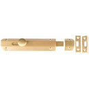 Frelan - Surface Bolt 150mm - Satin Brass - JV168SB - Choice Handles