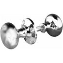 Frelan - Mushroom Rim Door Knob - Polished Chrome - JV176APC - Choice Handles