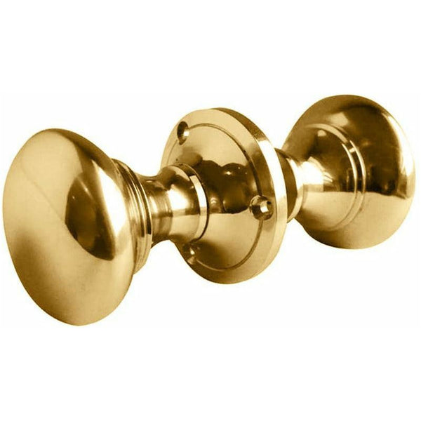 Frelan - Contract Rim Door Knob - Polished Brass - JV177PB - Choice Handles