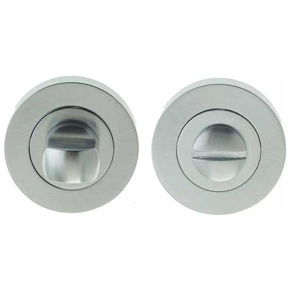 Frelan - Bathroom Turn & Release 50mm x 10mm - Satin Chrome - JV2666SC - Choice Handles