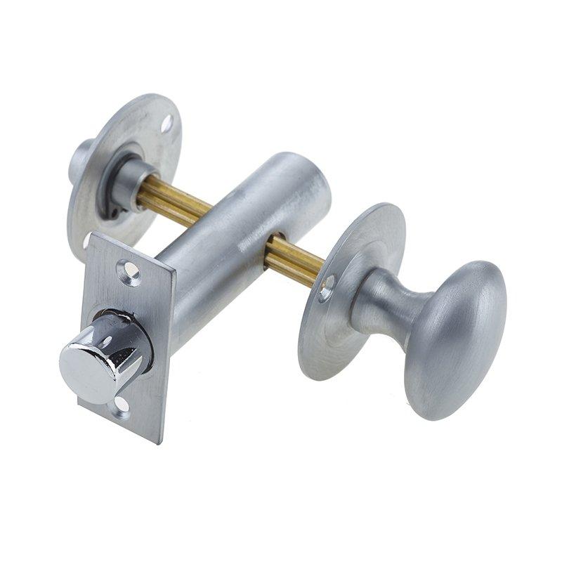 Frelan - Bathroom Bolt with Turn and Release - Satin Chrome - JV2689SC - Choice Handles