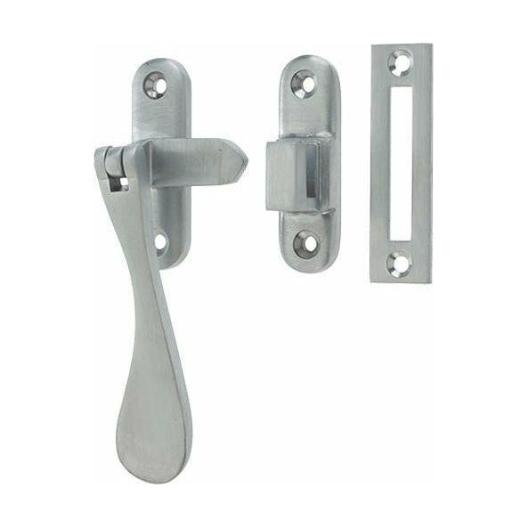 Frelan - Hook And Mortice Casement Fastener - Satin Chrome - JV301SC - Choice Handles