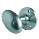 Frelan - Oval Mortice Door Knob  - Satin Nickel - JV34BSN - Choice Handles