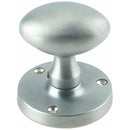 Frelan - Oval Mortice Door Knob  - Satin Chrome - JV34SC - Choice Handles