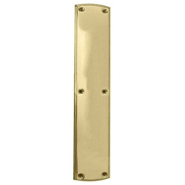 Frelan - Plain Finger Plate 380 x 63mm - Polished Brass - JV3698PB - Choice Handles