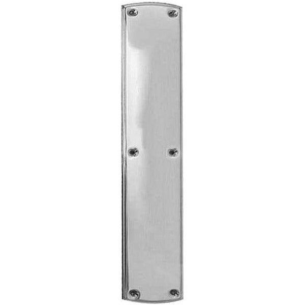 Frelan - Plain Finger Plate 380 x 63mm - Satin Chrome - JV3698SC - Choice Handles