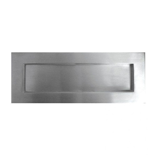 Frelan - Letter Plate 305mm x 100mm - Satin Chrome - JV36ASC - Choice Handles
