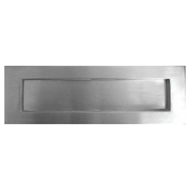 Frelan - Letterplate 355mm x 115mm - Satin Chrome  - JV36CSC - Choice Handles