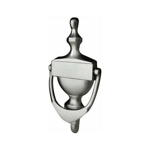 Frelan - Urn Door Knocker, 150mm Diameter - Satin Chrome - JV38SSC - Choice Handles