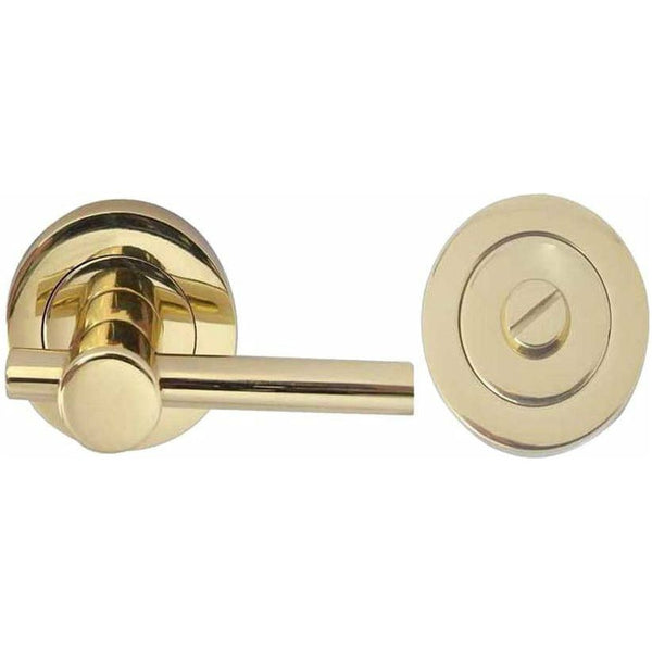 Frelan - Easy Bathroom Turn & Release With Indicator 50mm x 10mm - Polished Brass - JV2889PB - Choice Handles