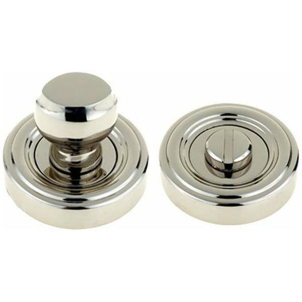 Frelan - Parisian Bathroom Turn & Release - Polished Nickel - JV2652PN - Choice Handles