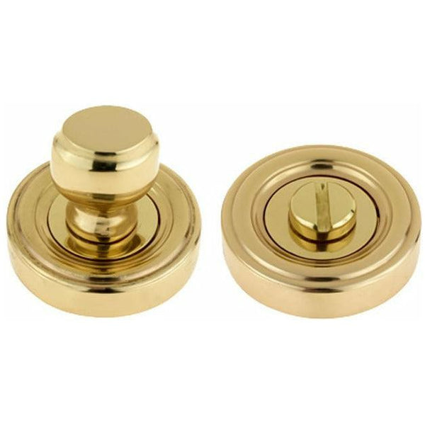 Frelan - Parisian Bathroom Turn & Release - Polished Brass - JV2652PB - Choice Handles