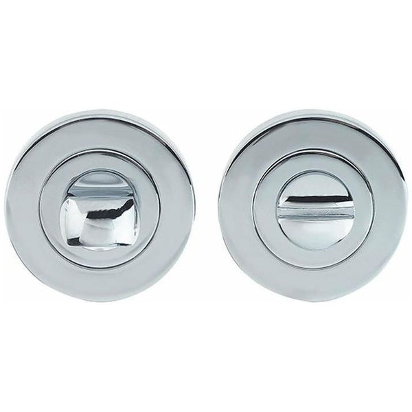 Frelan - Bathroom Turn & Release 50mm x 10mm - Polished Chrome - JV2666PC - Choice Handles