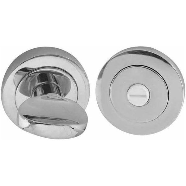 Frelan - Bathroom Turn & Release With Indicator 50mm x 10mm -  Polished Chrome - JV422PC - Choice Handles